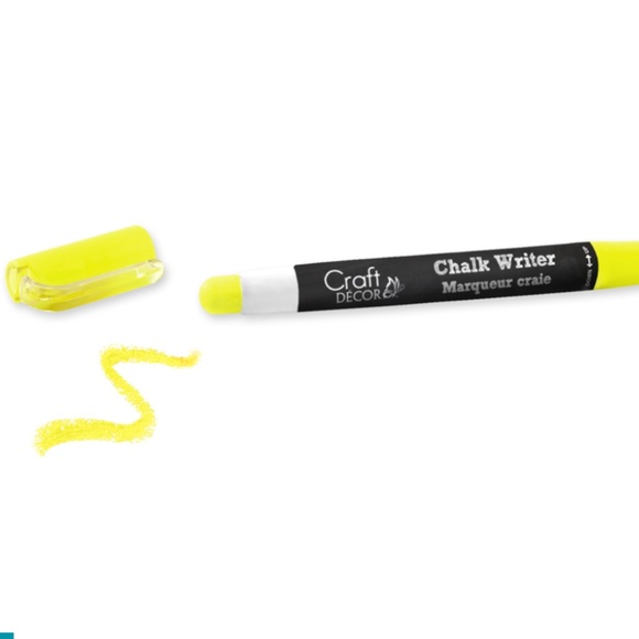 Chalk Writer Blister-Carded Neon Yellow - Picture 3 of 5
